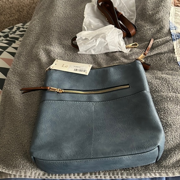 Other - New with tag crossbody blue bag